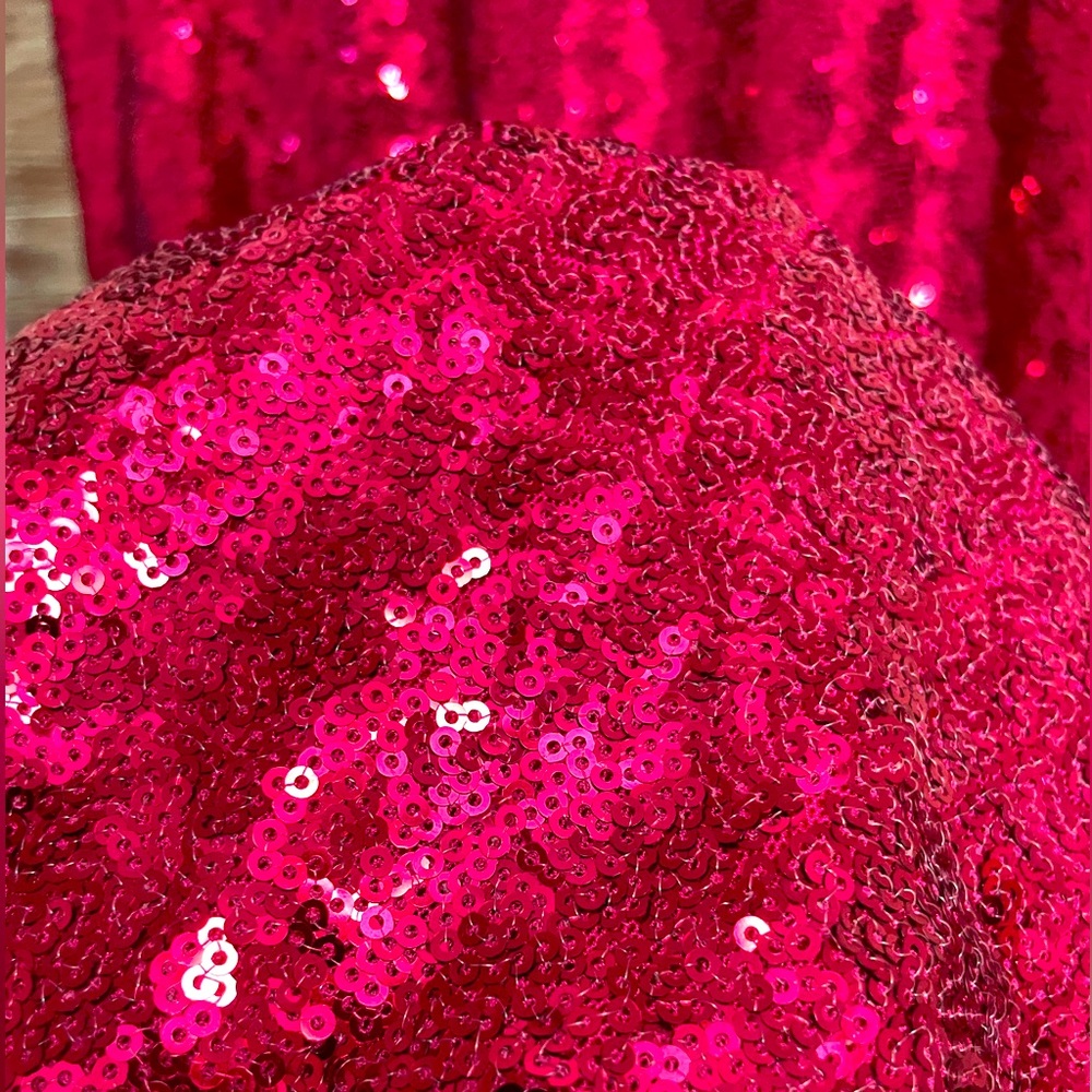 Pink Sequin Party Joggers - Picture 3 of 7
